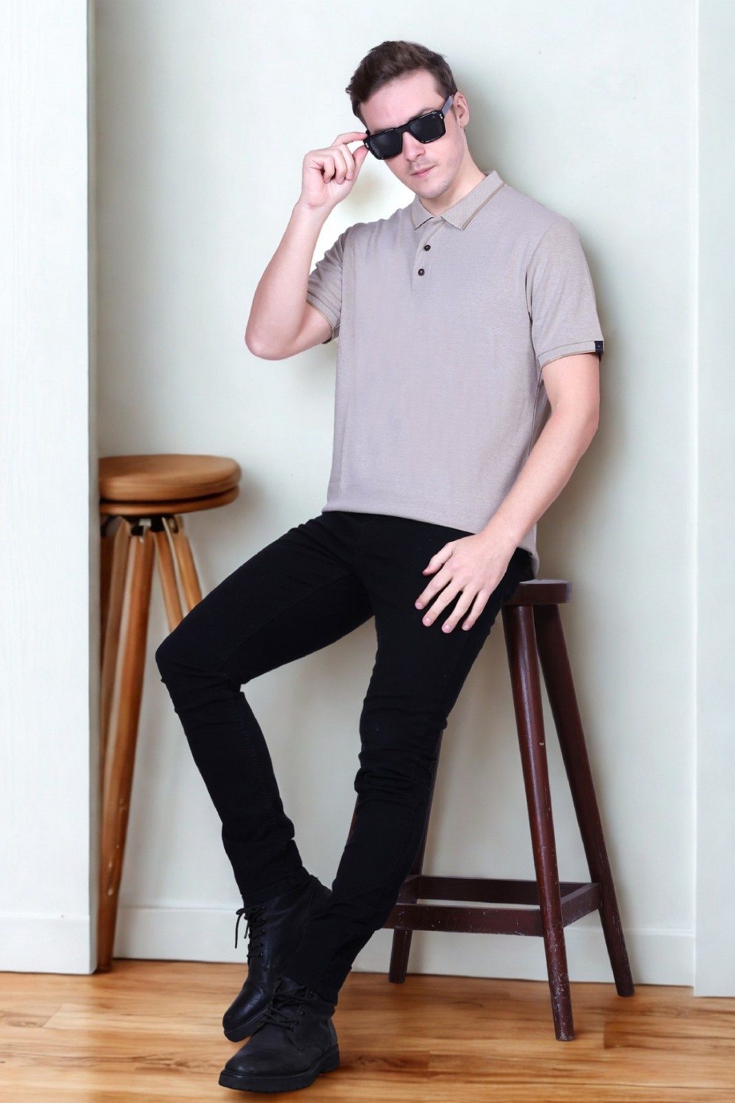 Winbarg Bird Eye Half Sleeve Polo T-Shirts