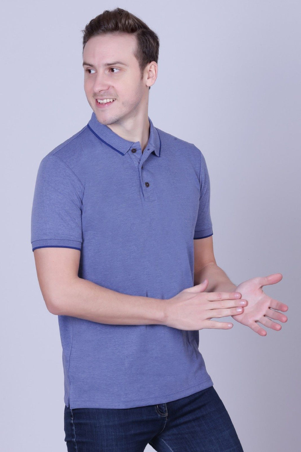 Winbarg Bird Eye Half Sleeve Polo T-Shirts