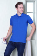 Winbarg Solid Stretch Half Sleeve Polo T-Shirts