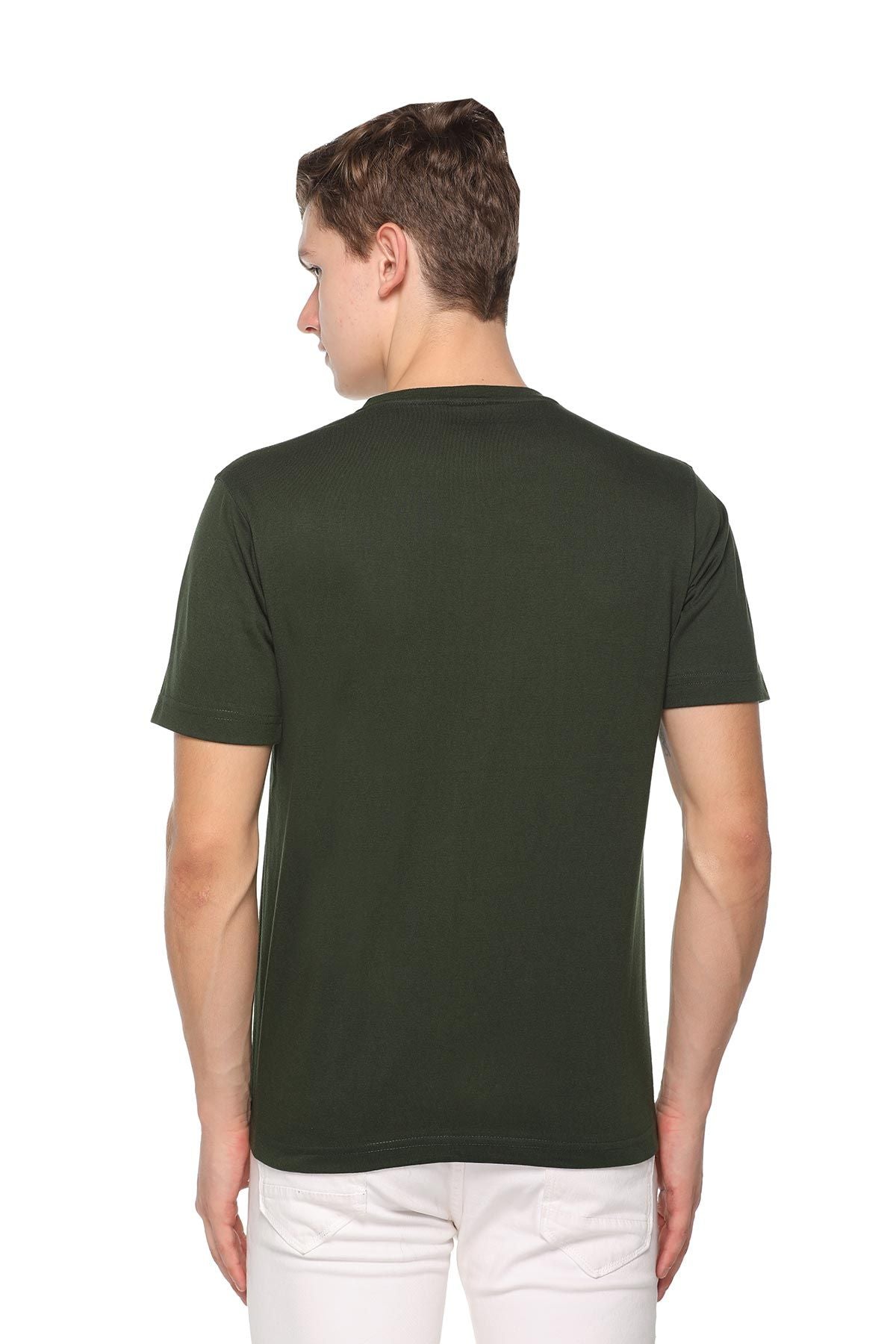 Skinta Half Sleeve Bio-Wash Crew Neck T-Shirt