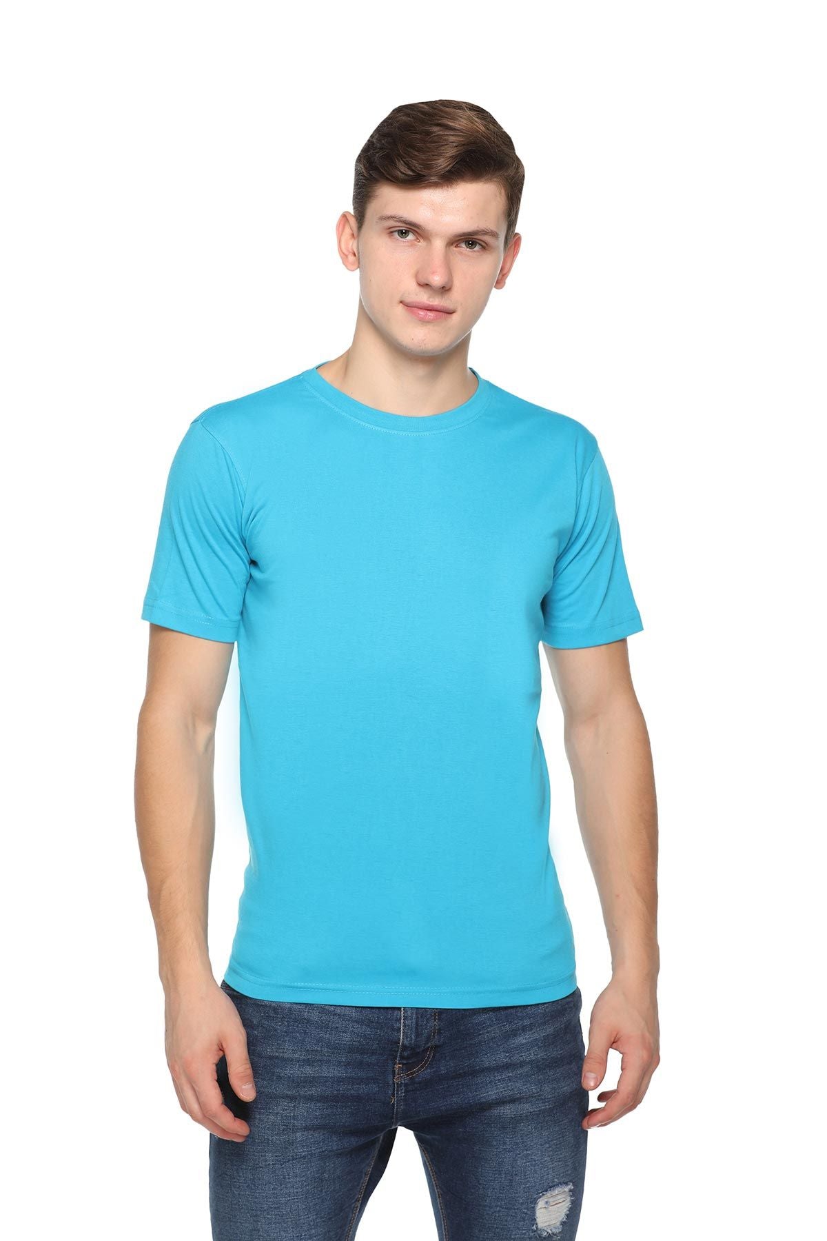 Skinta Half Sleeve Bio-Wash Crew Neck T-Shirt