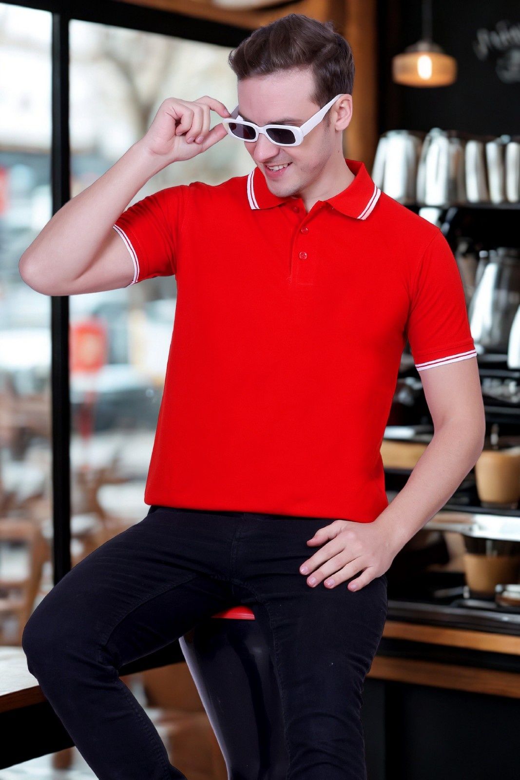 Tipline Half Sleeve Polo T-Shirt