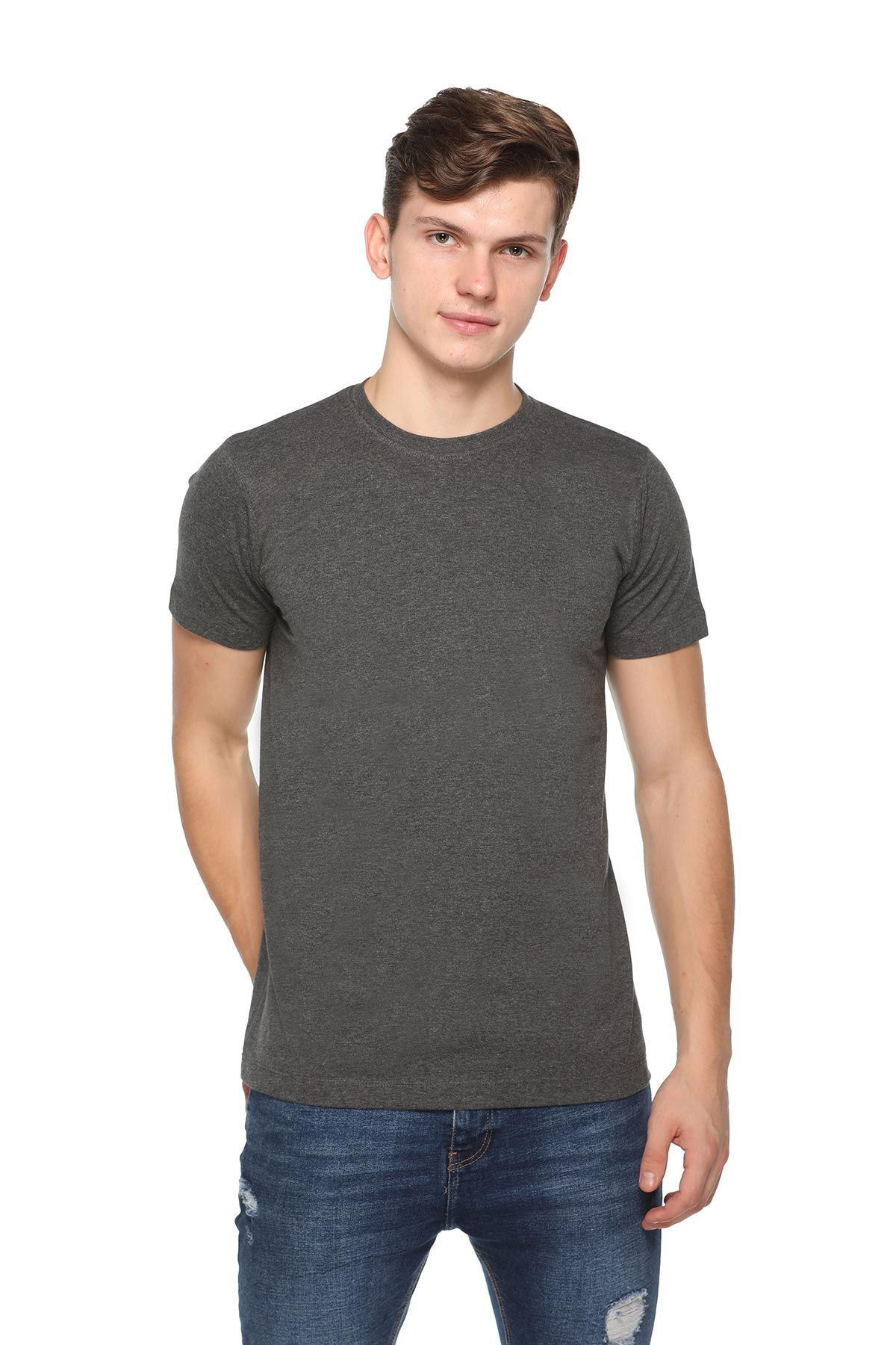 Skinta Half Sleeve Bio-Wash Crew Neck T-Shirt