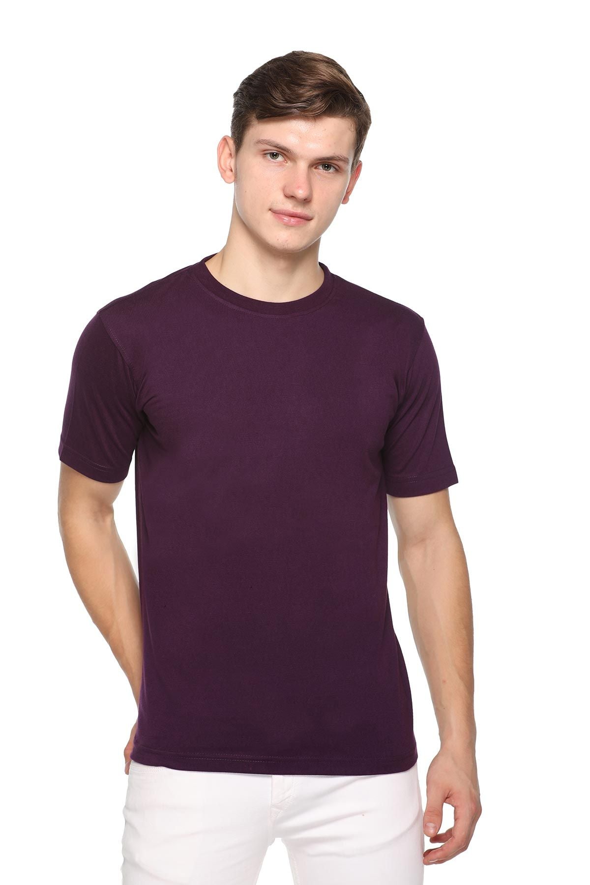 Skinta Half Sleeve Bio-Wash Crew Neck T-Shirt