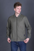 Indian Terrain Men's Polyester Bomber Jacket – Full Sleeve