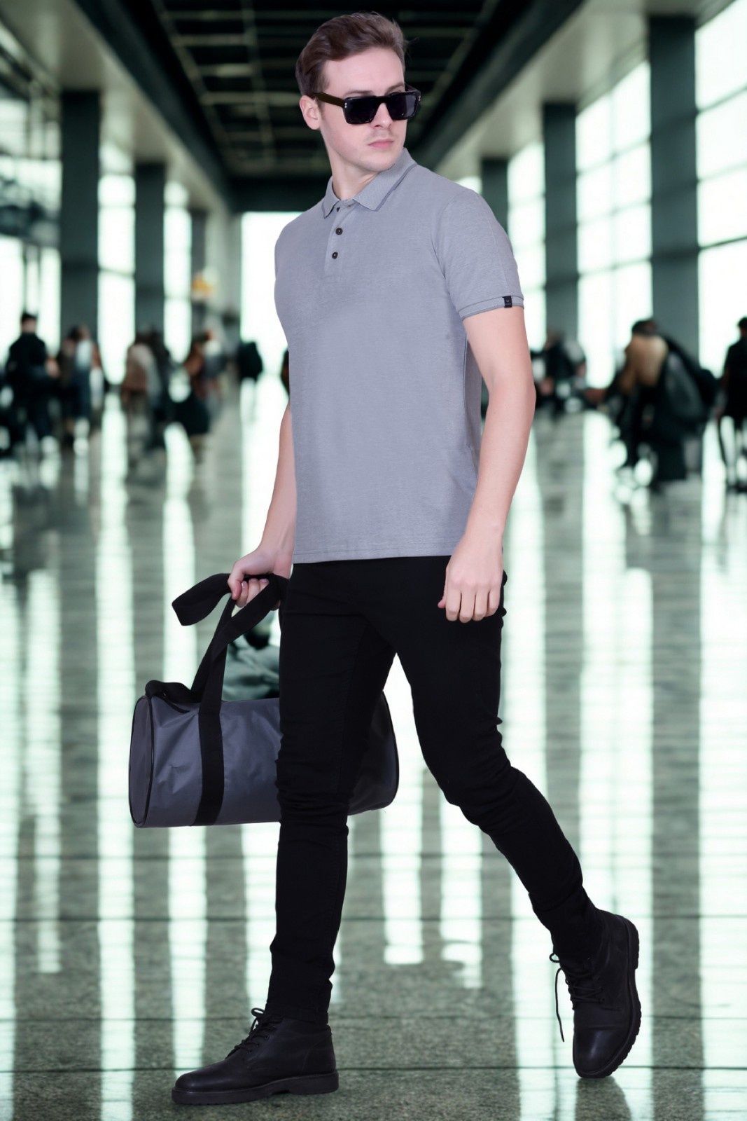 Winbarg Bird Eye Half Sleeve Polo T-Shirts