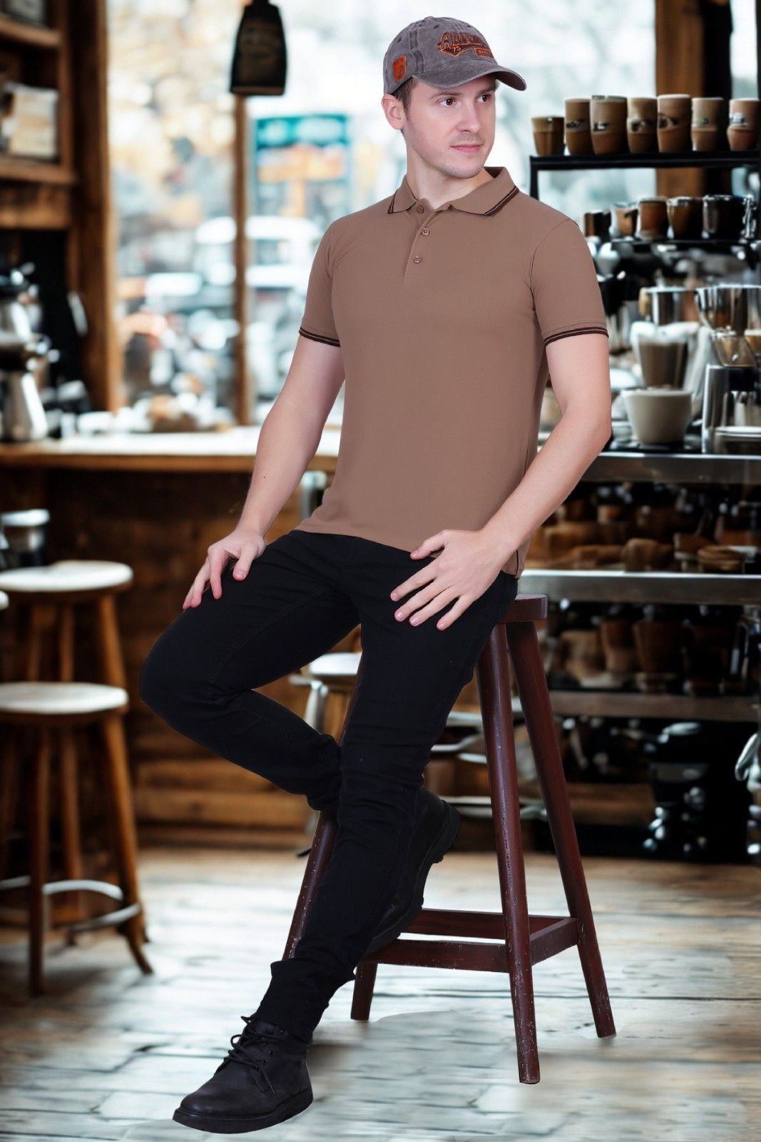 Tipline Half Sleeve Polo T-Shirt