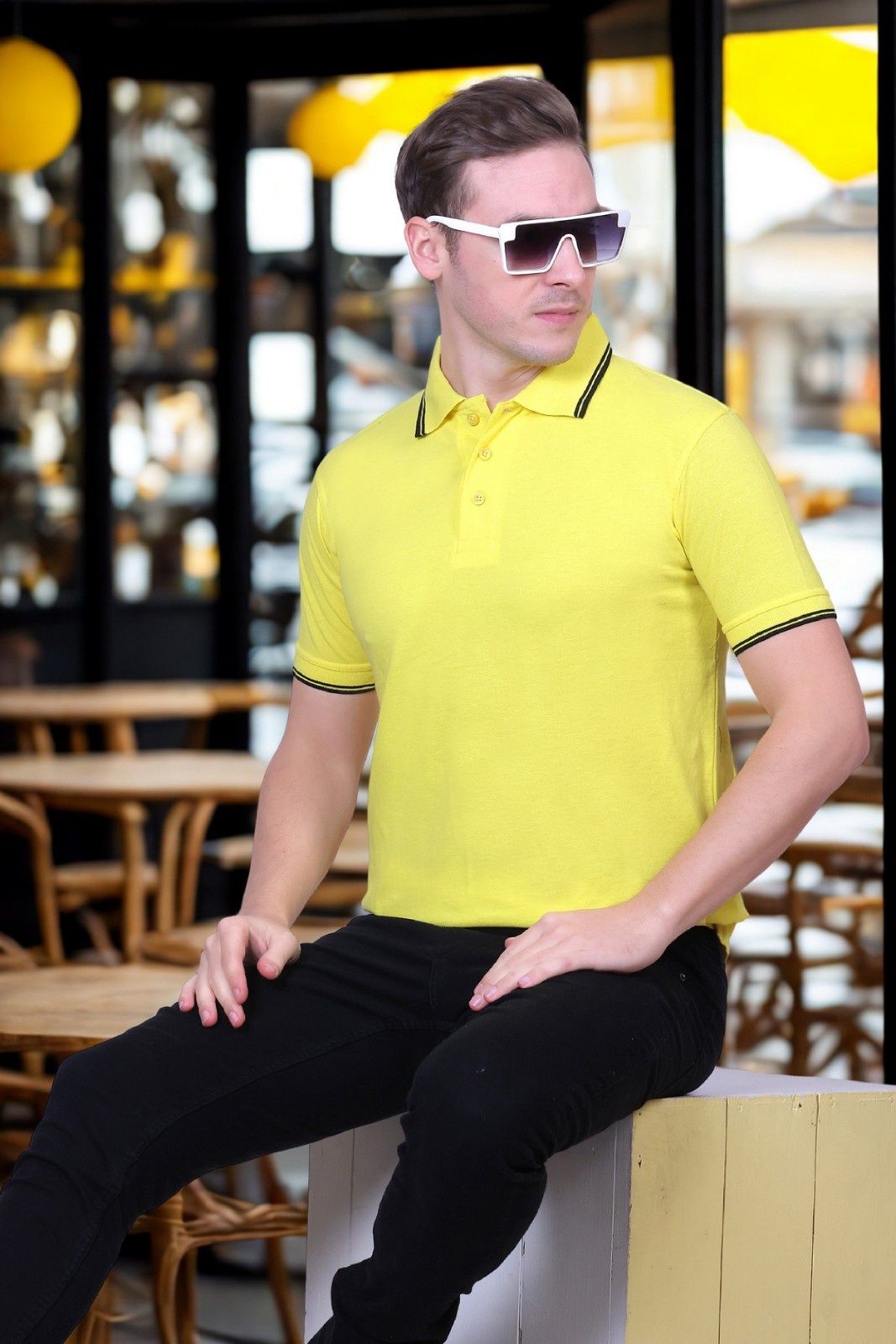 Tipline Half Sleeve Polo T-Shirt