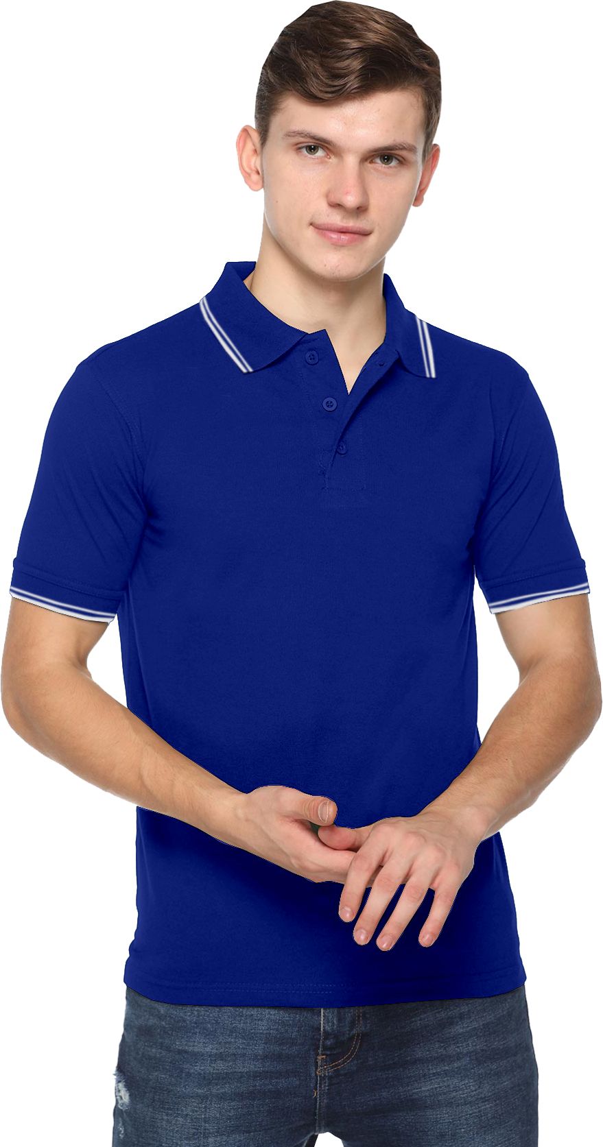 Acti Hy Dry Dryfit With Tipping Polo T-Shirt