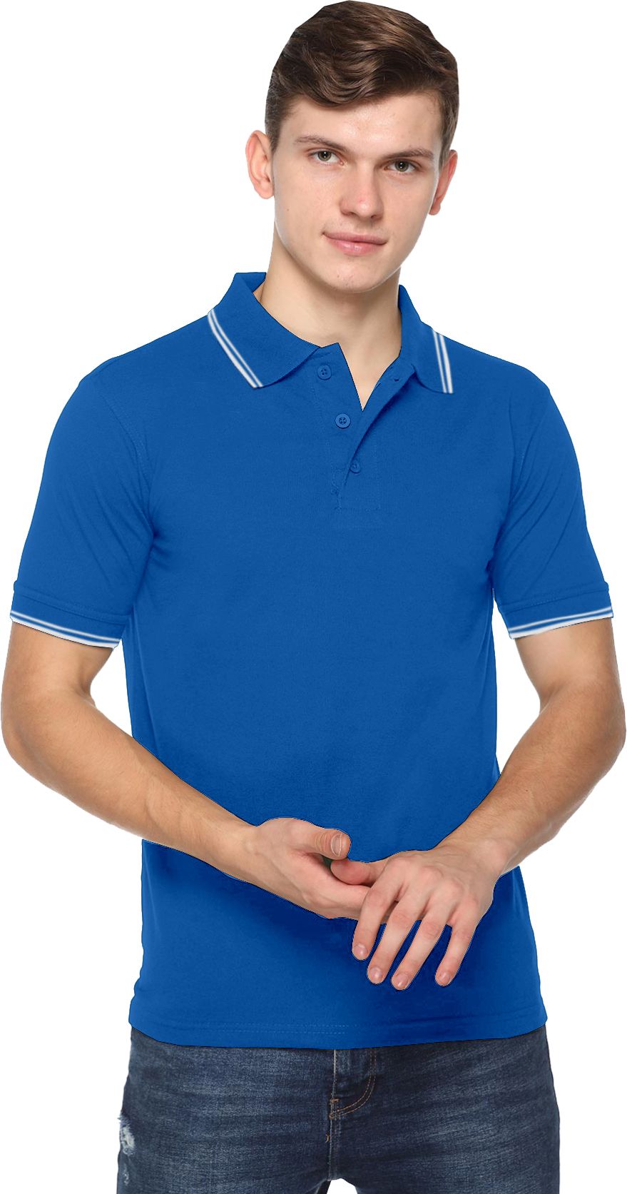 Acti Hy Dry Dryfit With Tipping Polo T-Shirt