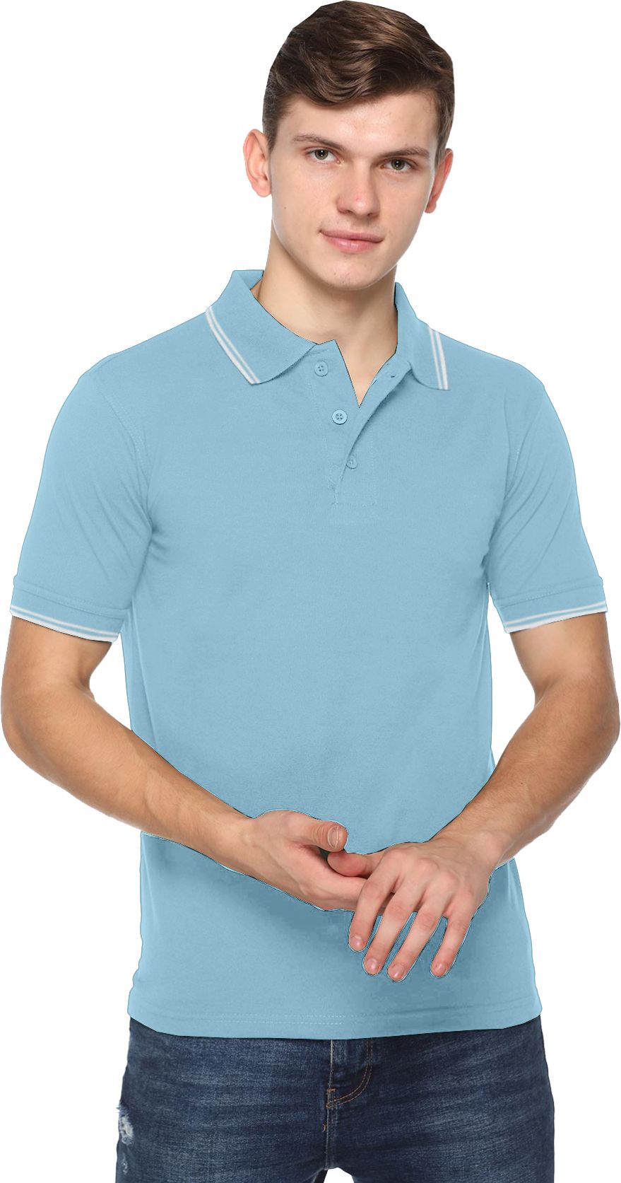 Acti Hy Dry Dryfit With Tipping Polo T-Shirt