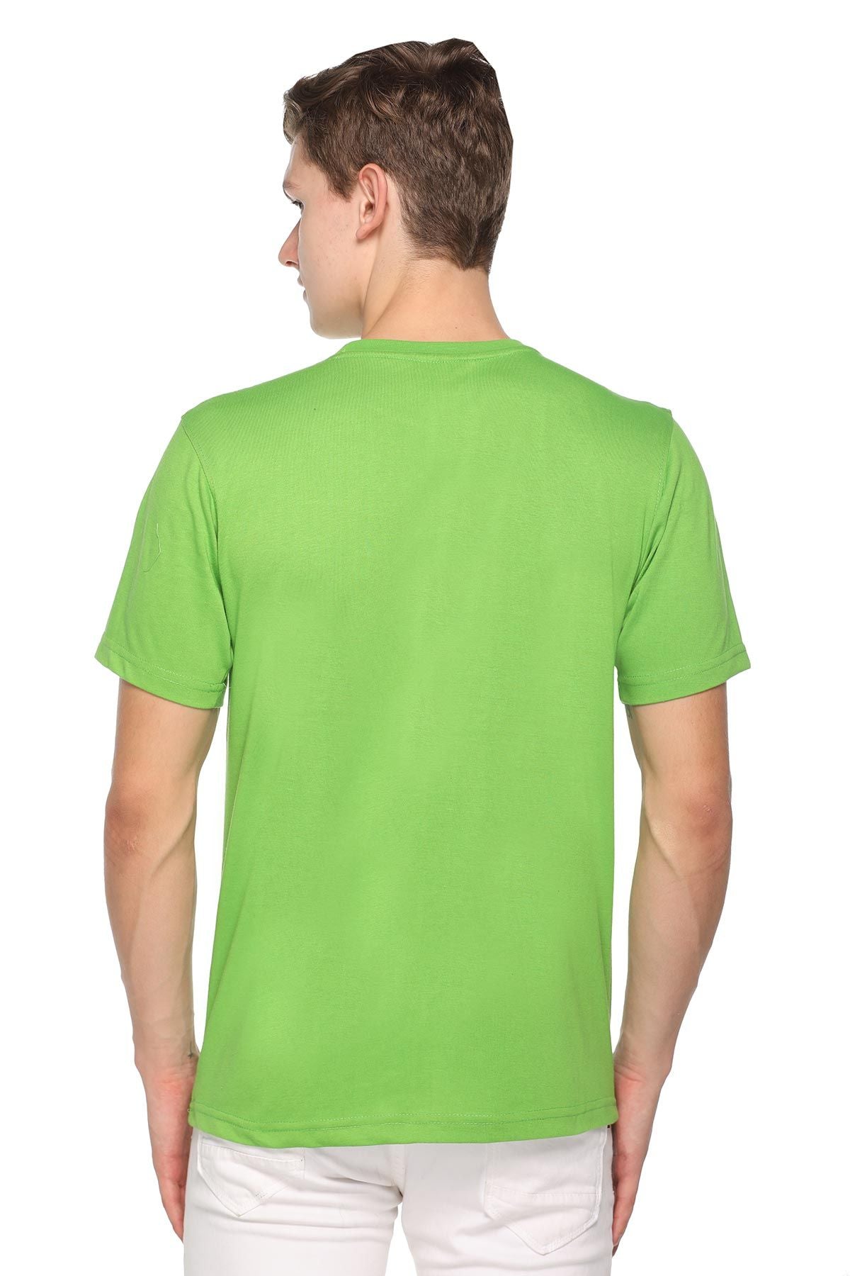 Skinta Half Sleeve Bio-Wash Crew Neck T-Shirt