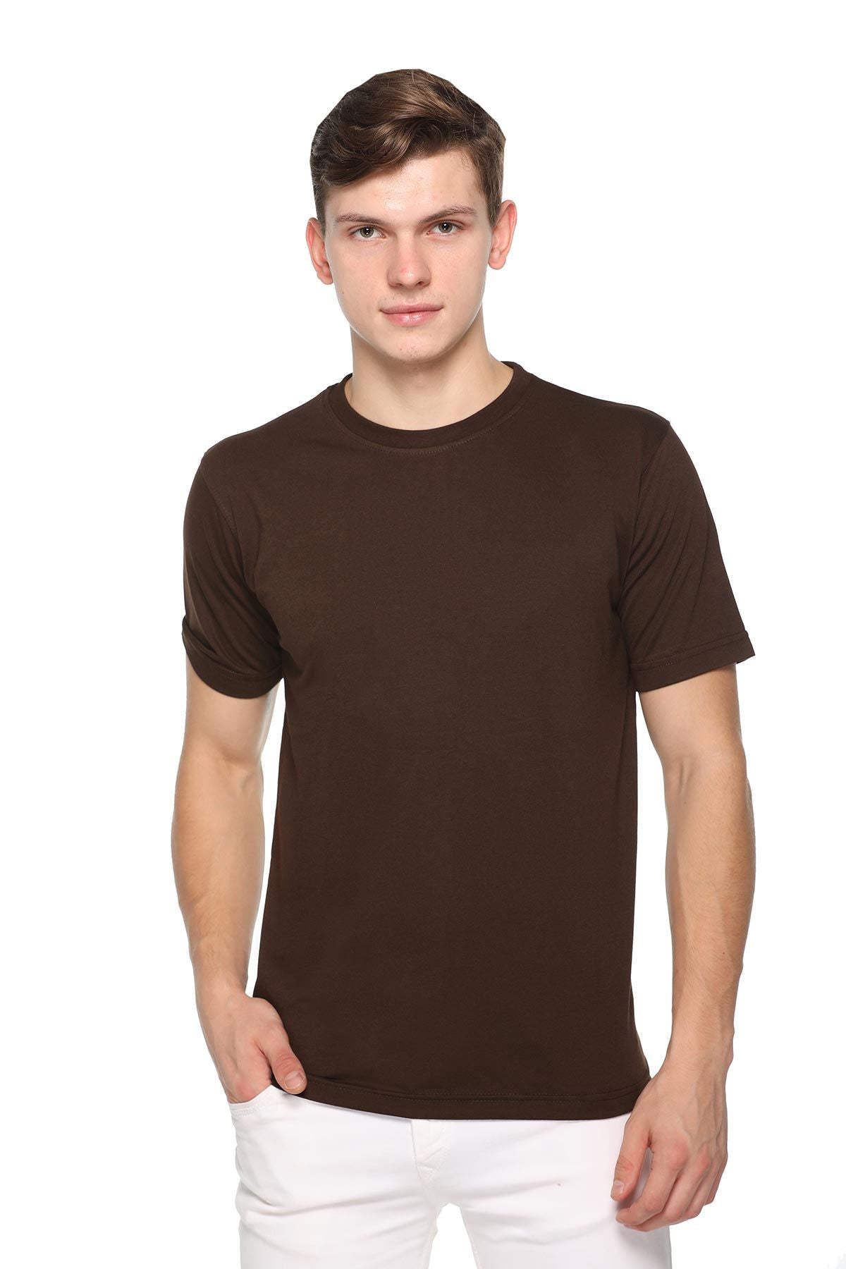 Skinta Half Sleeve Bio-Wash Crew Neck T-Shirt