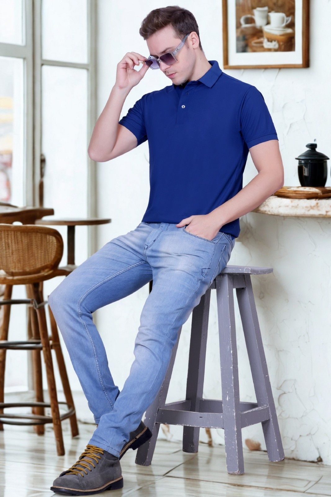 Winbarg Spanish Half Sleeve Polo T-Shirts