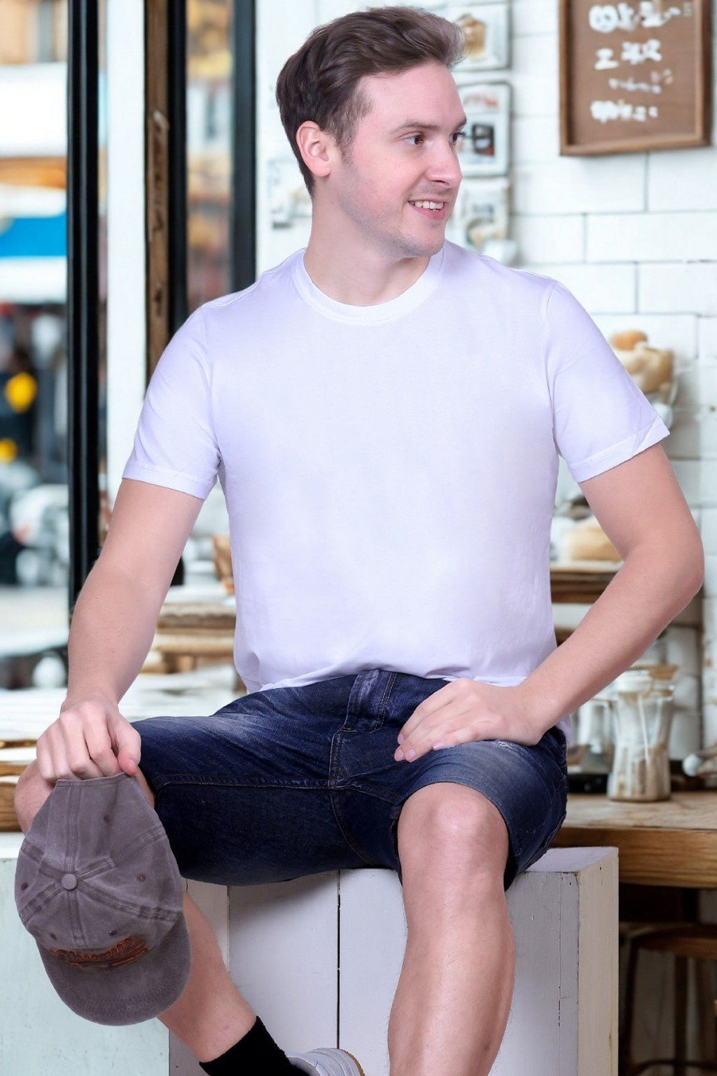 Winbarg Half Sleeve Crew Neck T-Shirts