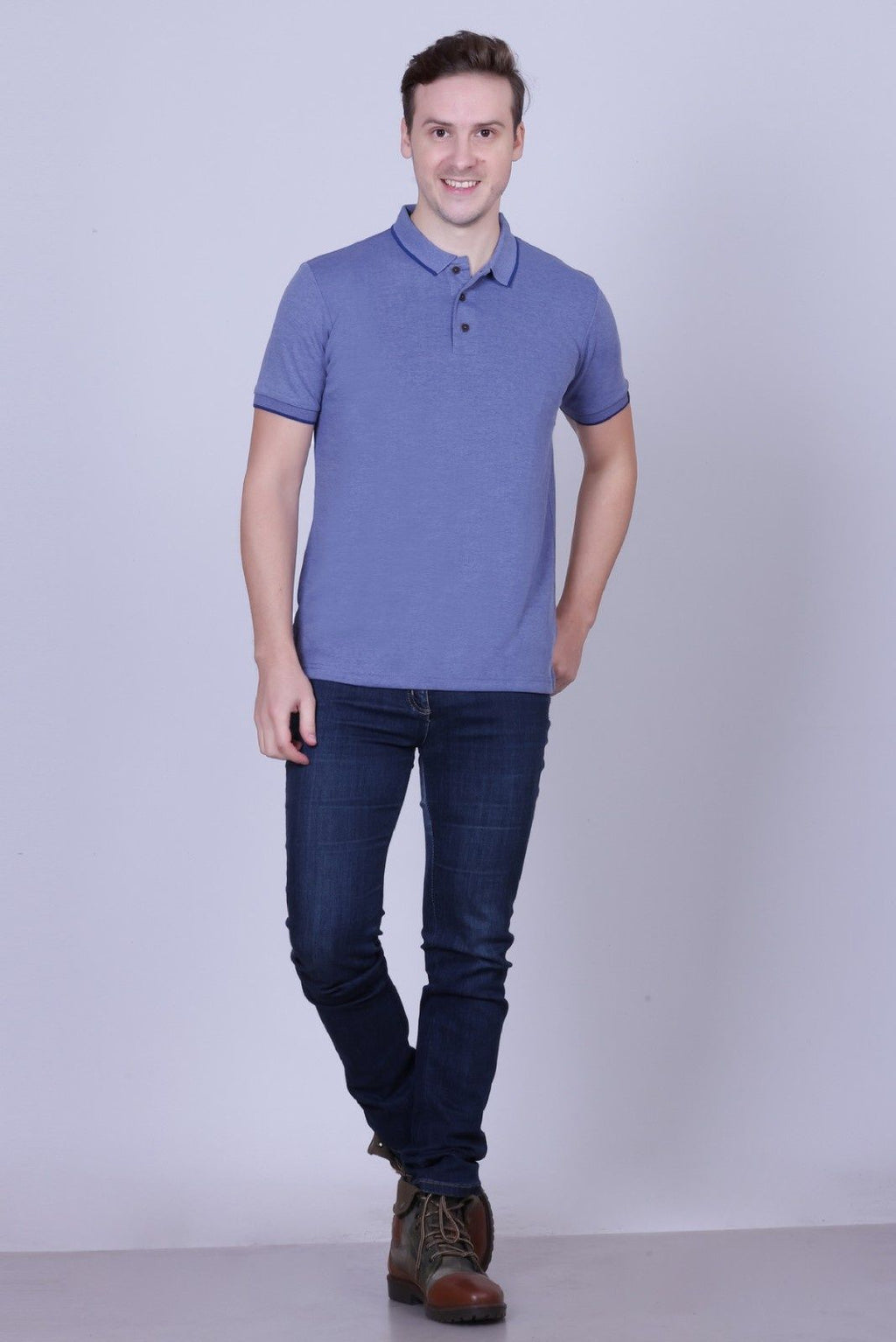 Winbarg Bird Eye Half Sleeve Polo T-Shirts